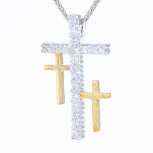 "Resurrection" Diamond Cross