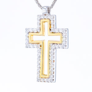 "Trinity" Diamond Cross